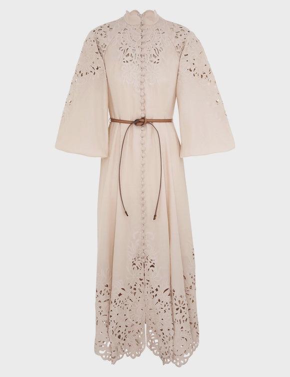 Wylie Embroidered Billow Dress