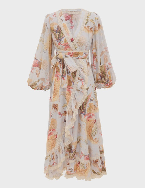 SPECIAL ORDER Ascension Frill Midi Dress