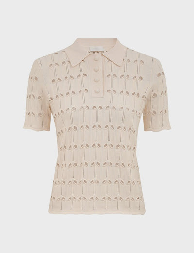 SPECIAL ORDER Rhiannon Pointelle Polo
