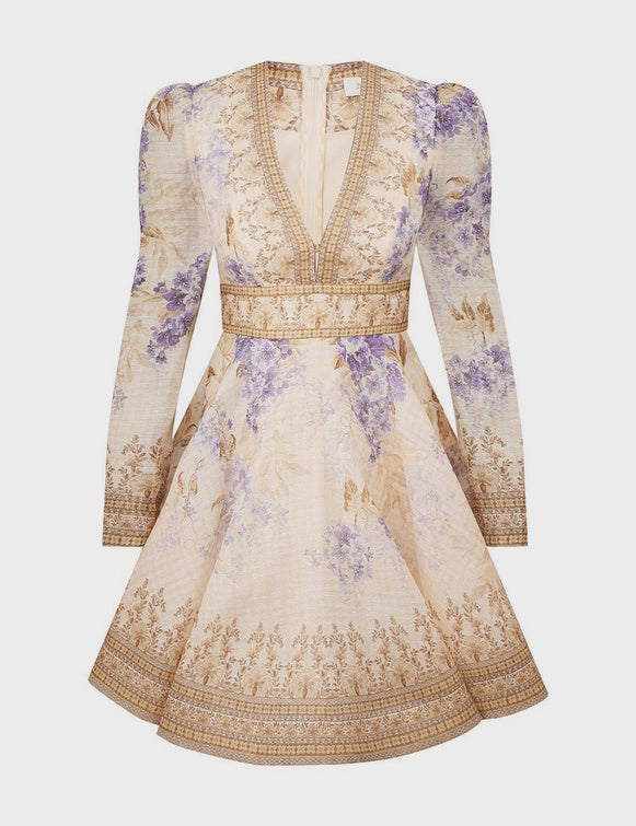 Dawning Plunge Mini Dress