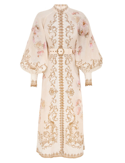 SPECIAL ORDER Hypnotic Buttoned Midi Dress