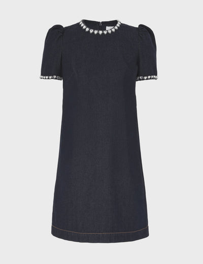 SPECIAL ORDER  Embellished Denim Dress