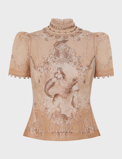 Rebellion Beaded Top