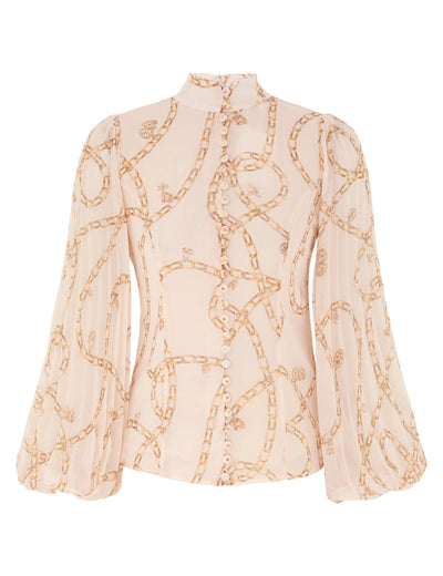 Sunray Pleated Blouse