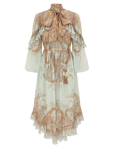Memento Flutter Midi Dress
