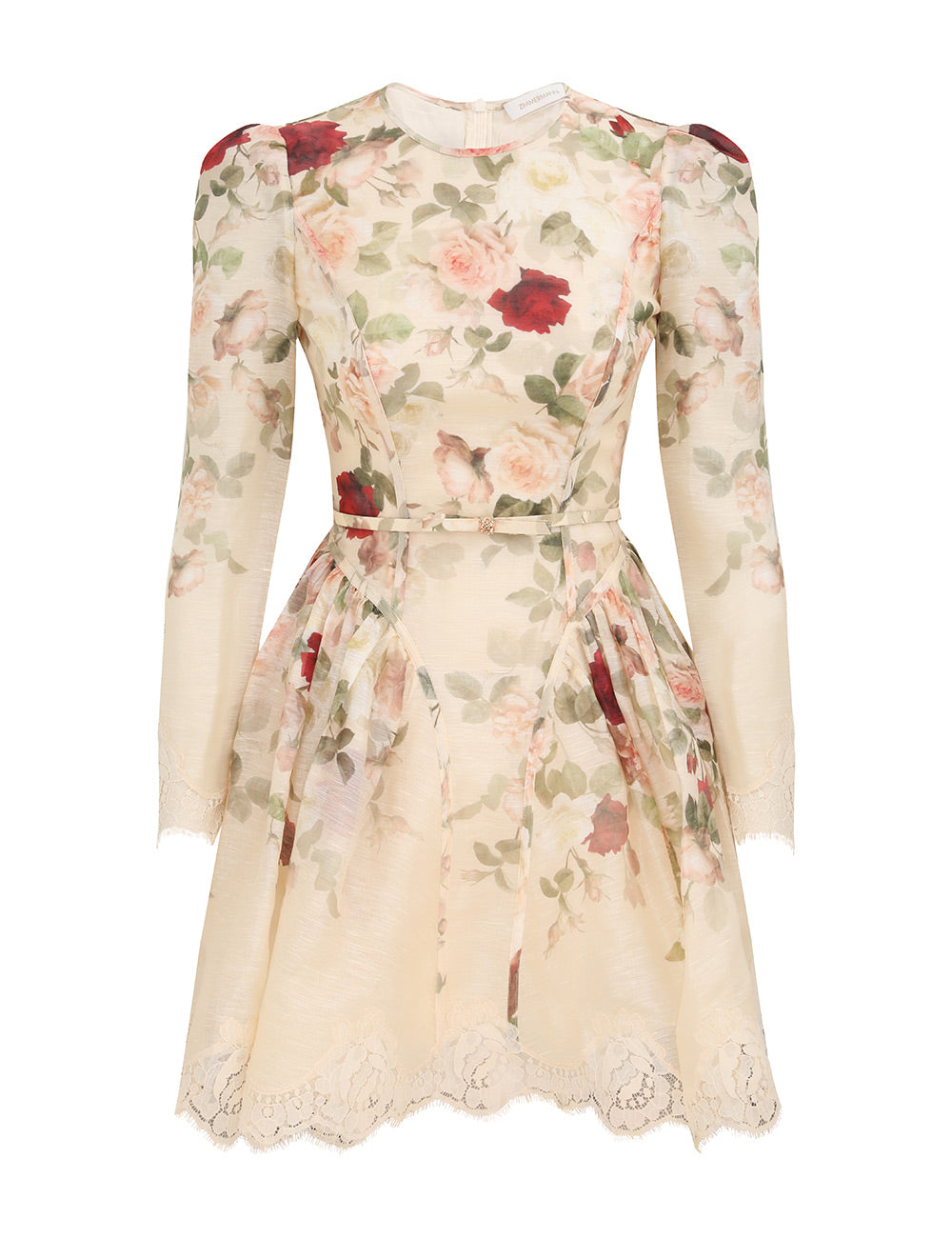 Hypnotic Lace Trim Mini Dress