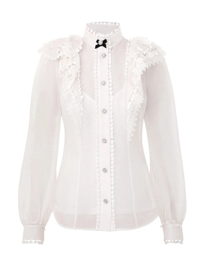 Crush Heart Embellished Blouse
