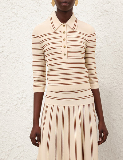 COMING SOON Hypnotic Stripe Polo