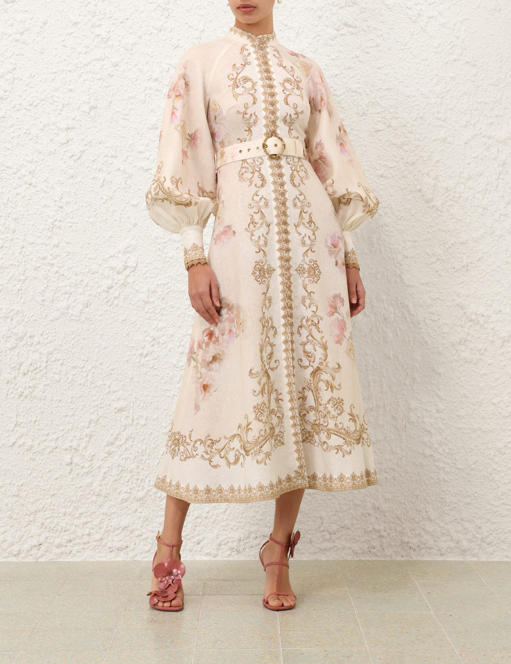 SPECIAL ORDER Hypnotic Buttoned Midi Dress