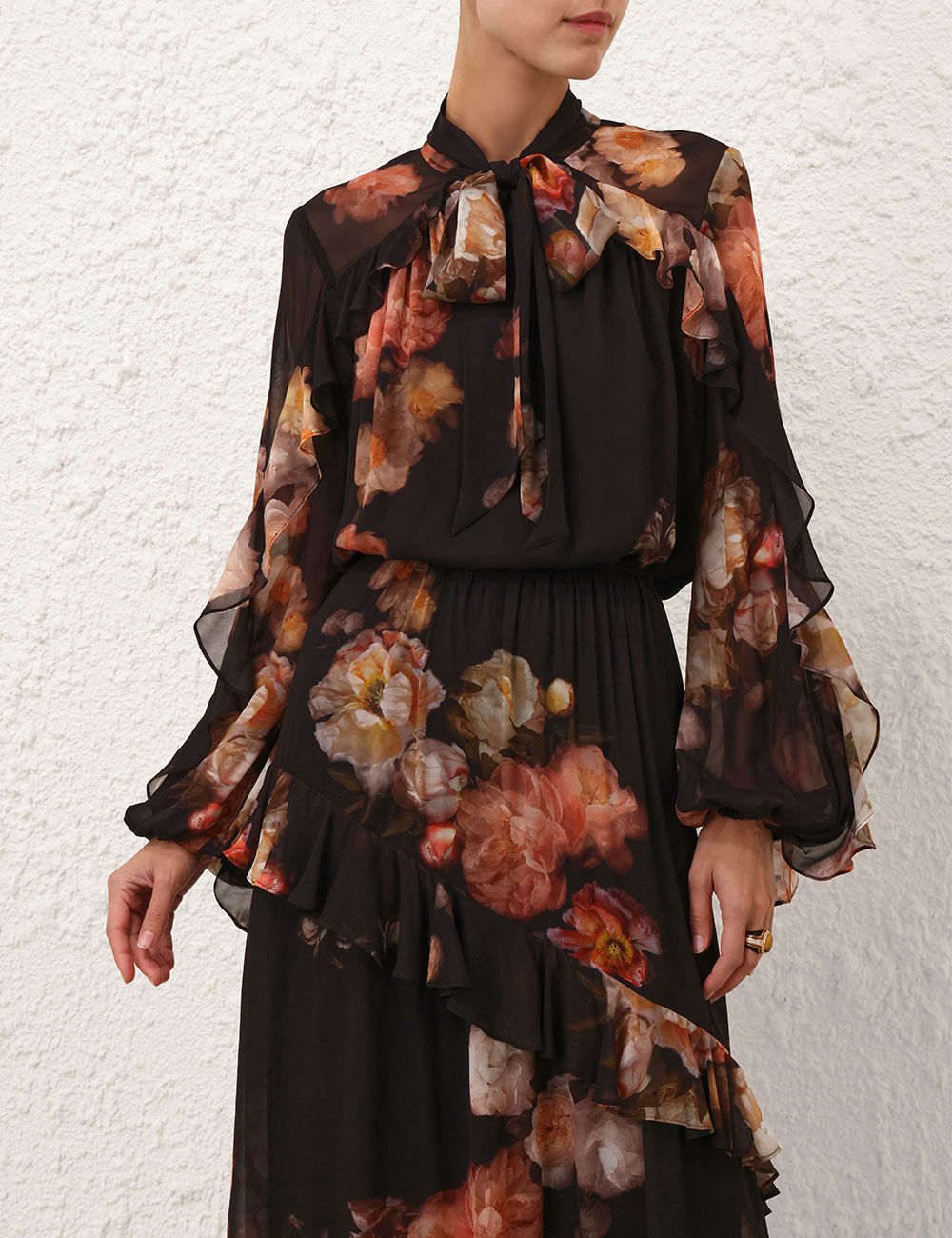 Hypnotic Flutter Blouse
