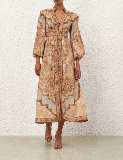 COMING SOON Wanderlust Plunge Midi Dress