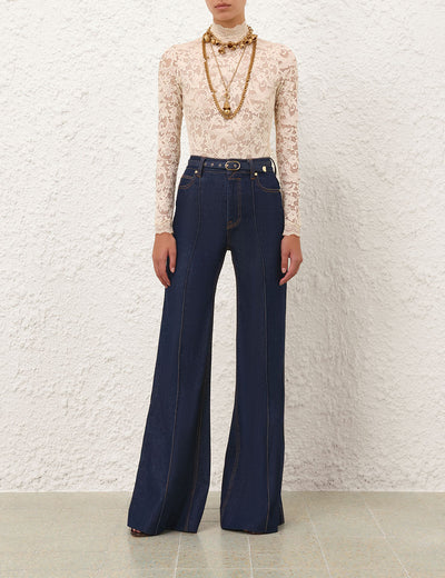 SPECIAL ORDER Wide Leg Jean  (Ink)
