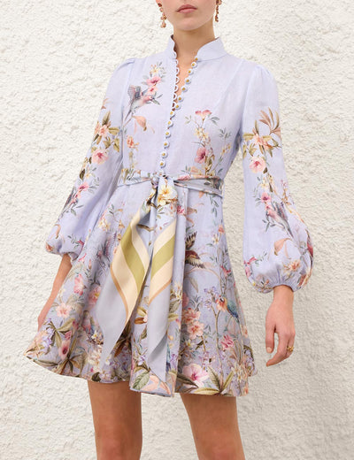 Rebellion Button Mini Dress