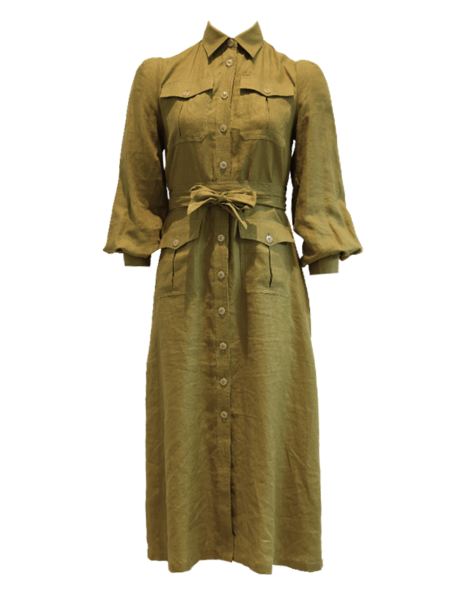 Utility Shirt-Dress (Citrus)