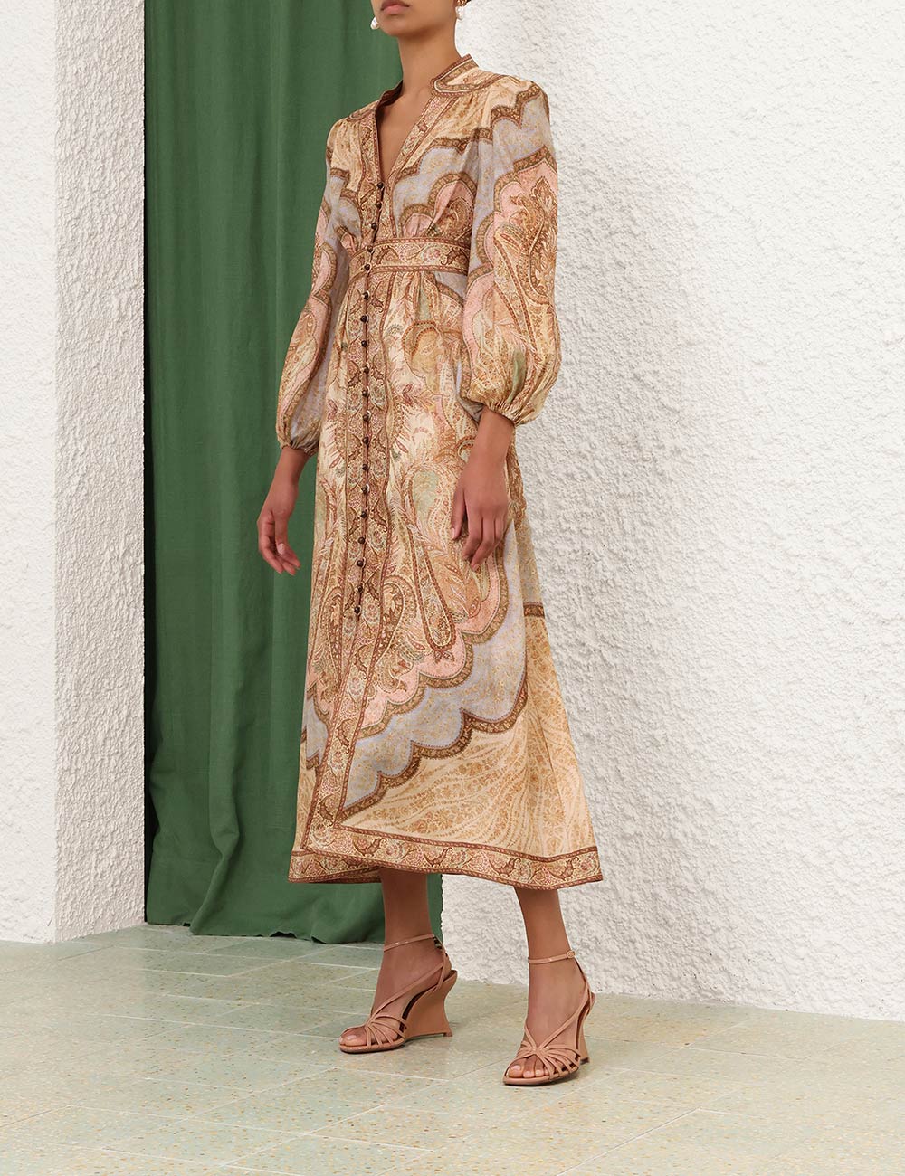 COMING SOON Wanderlust Plunge Midi Dress