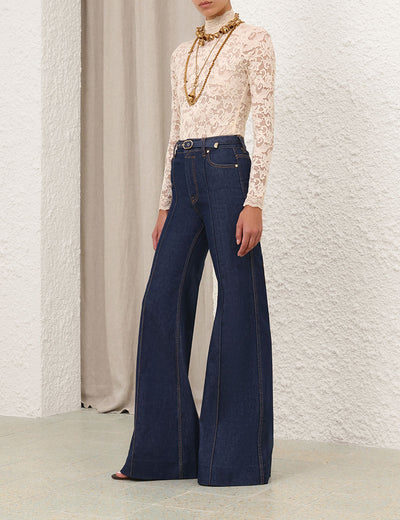 SPECIAL ORDER Wide Leg Jean  (Ink)