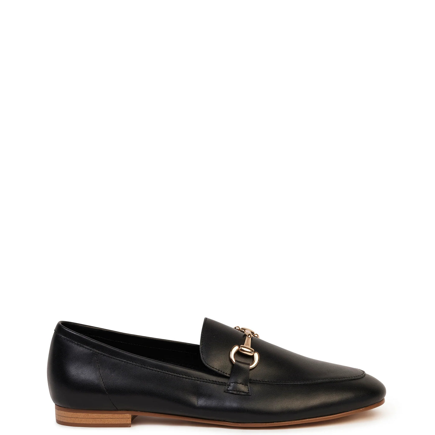 Leila Loafer (Black Calf)