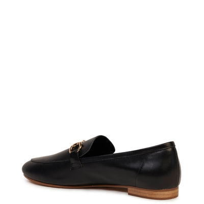 Leila Loafer (Black Calf)