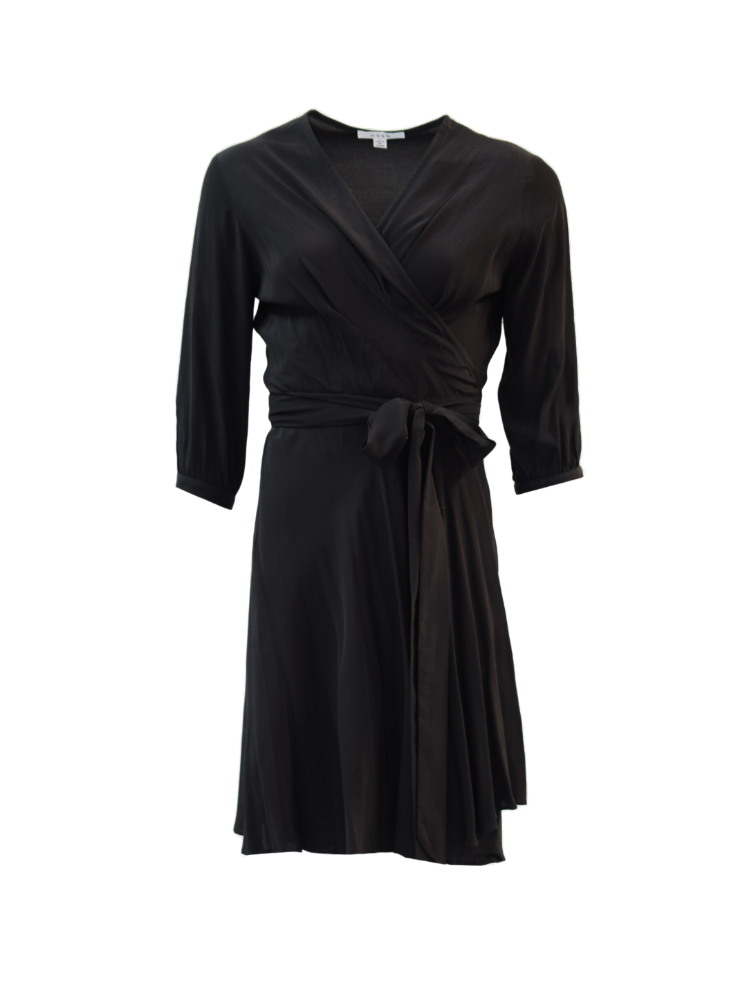 Mini Wrap Dress (Black)