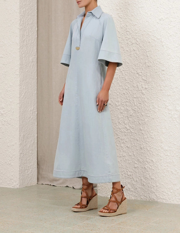 Acacia Denim Midi