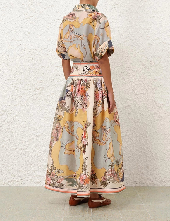 Tallow Midi Skirt