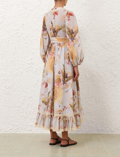 SPECIAL ORDER Ascension Frill Midi Dress