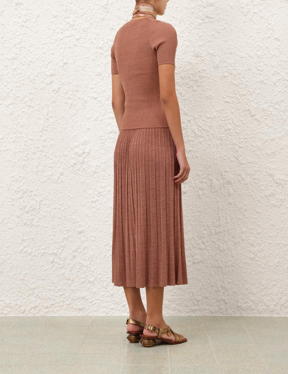 COMING SOON Wanderlust Metallic Midi Skirt