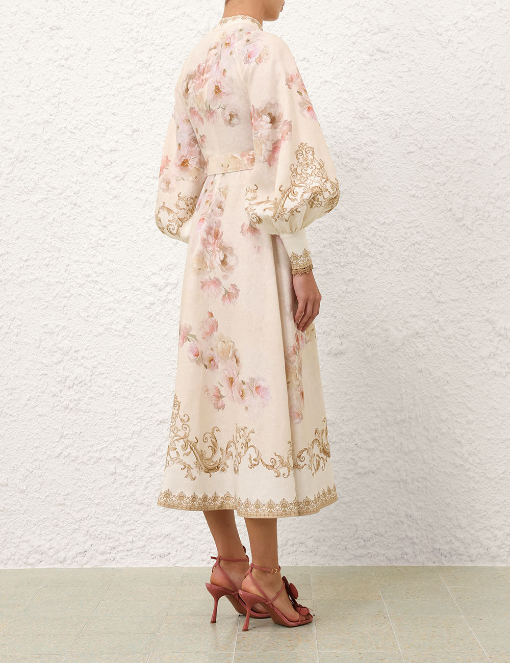 SPECIAL ORDER Hypnotic Buttoned Midi Dress