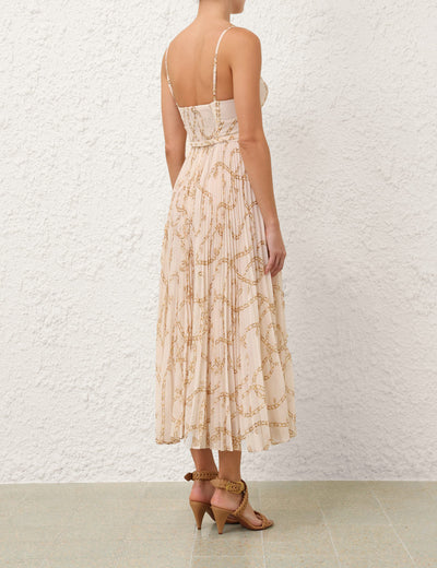 Sunray Pleated Picnic Dress