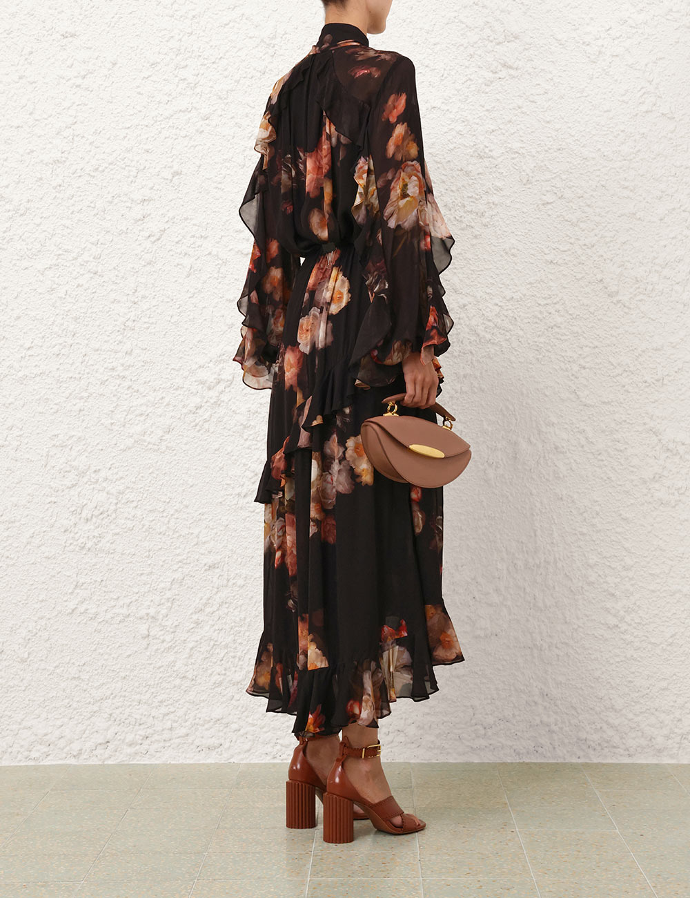 Hypnotic Asymetric Midi Skirt