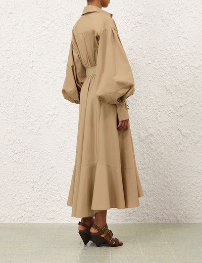 Rebellion Poplin Midi Dress