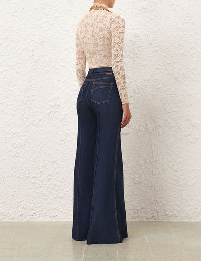 SPECIAL ORDER Wide Leg Jean  (Ink)