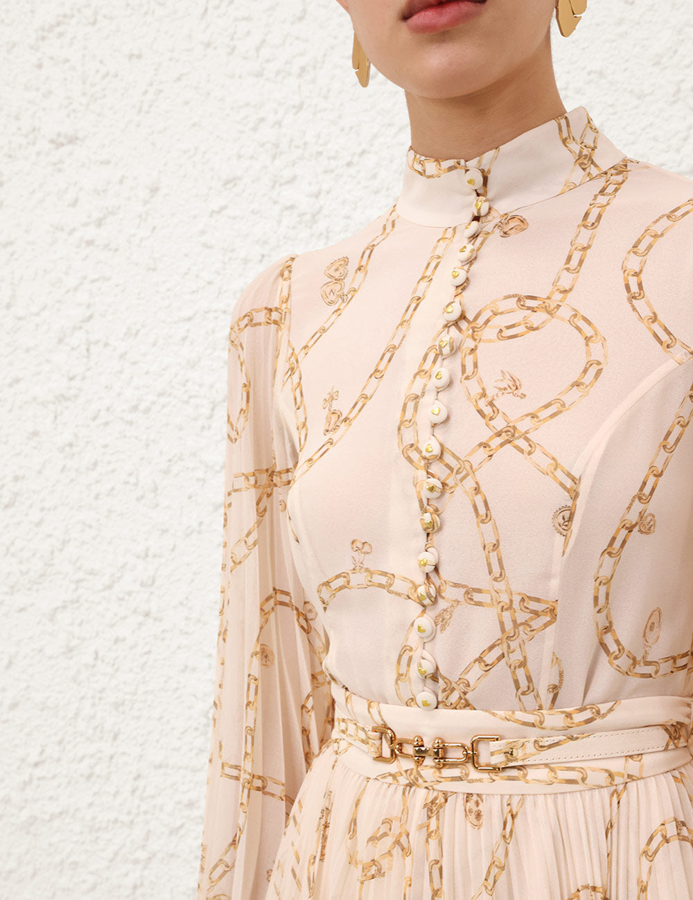 Sunray Pleated Blouse