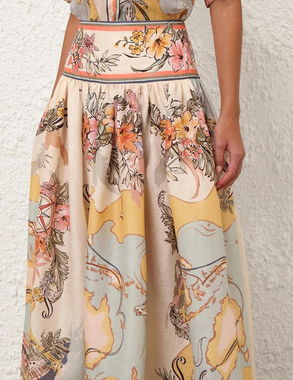 Tallow Midi Skirt