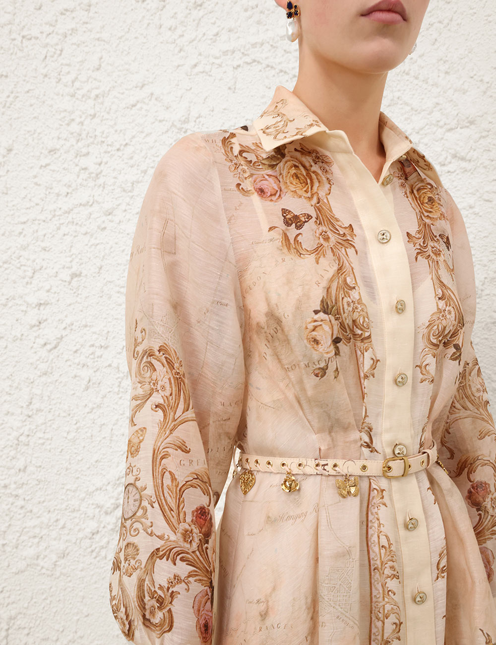 SPECIAL ORDER Memento Buttoned Midi Dress