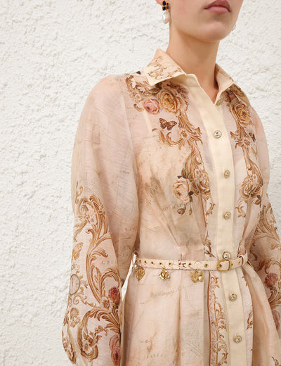 SPECIAL ORDER Memento Buttoned Midi Dress