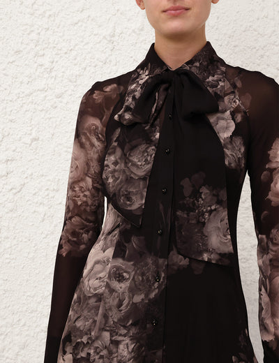 Hypnotic Maxi Shirt Dress