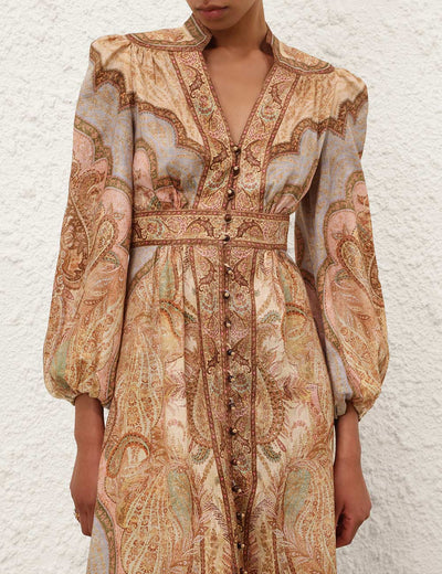 COMING SOON Wanderlust Plunge Midi Dress