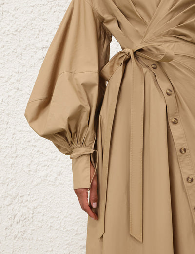 Rebellion Poplin Midi Dress