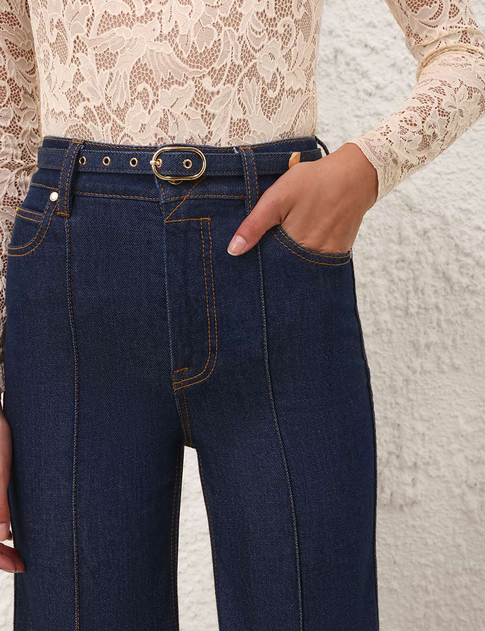 SPECIAL ORDER Wide Leg Jean  (Ink)