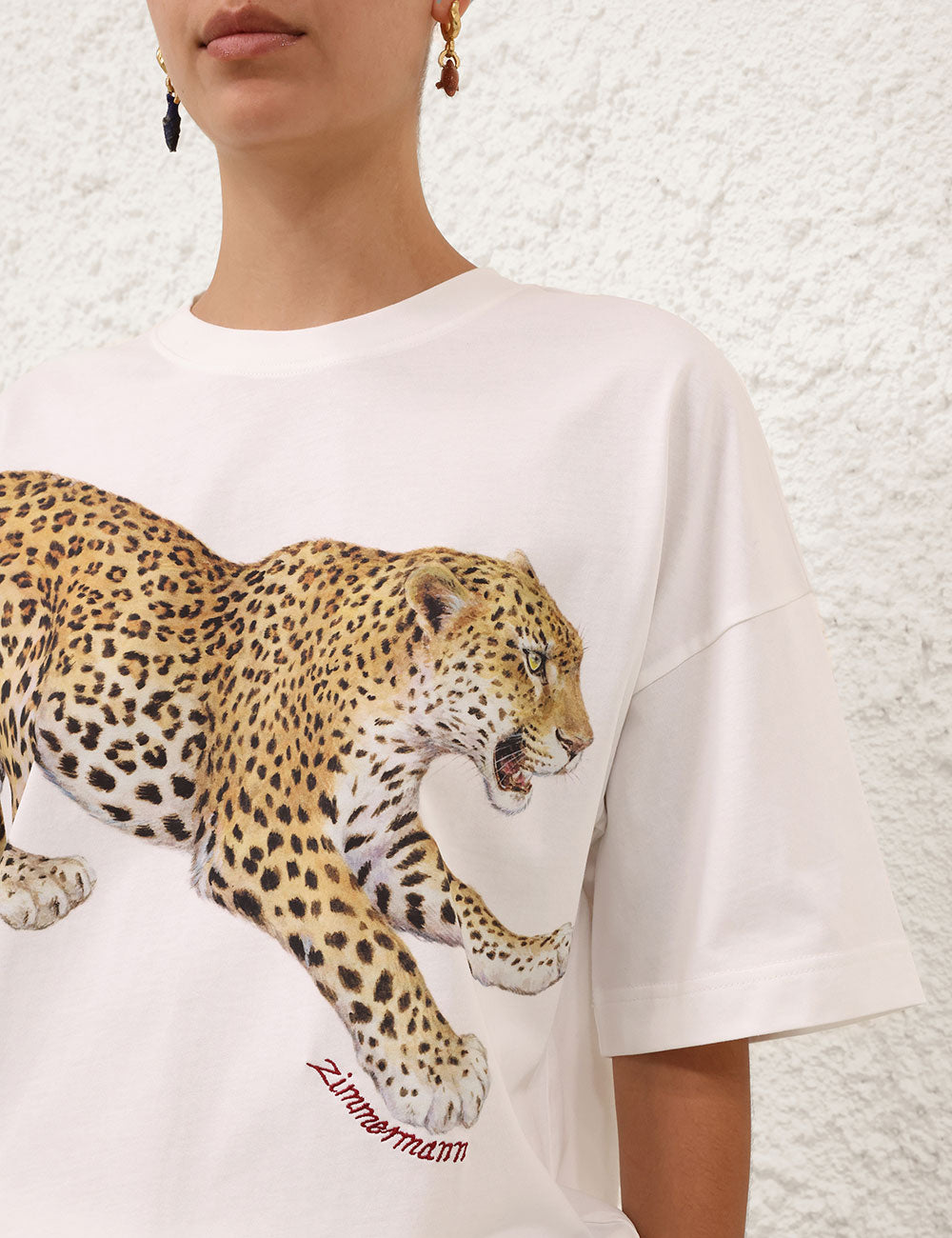 Printed Tee in Leopard