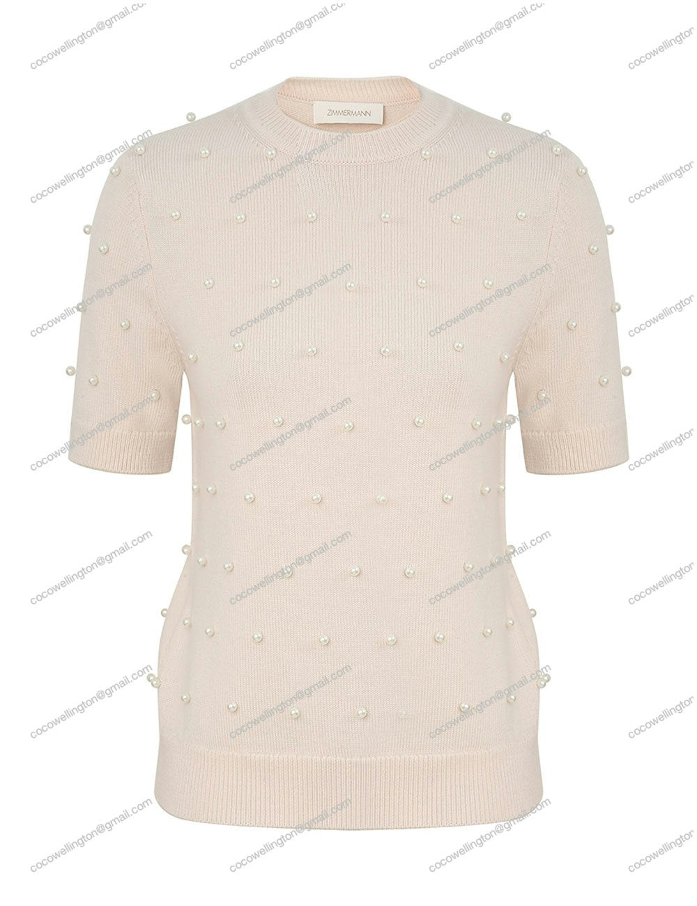 Hypnotic Beaded Knit Tee