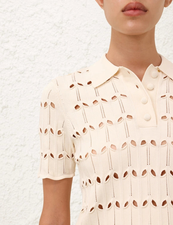 SPECIAL ORDER Rhiannon Pointelle Polo