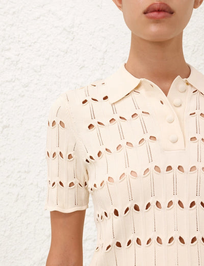 SPECIAL ORDER Rhiannon Pointelle Polo