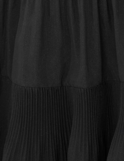 Pleated Frill Mini Dress