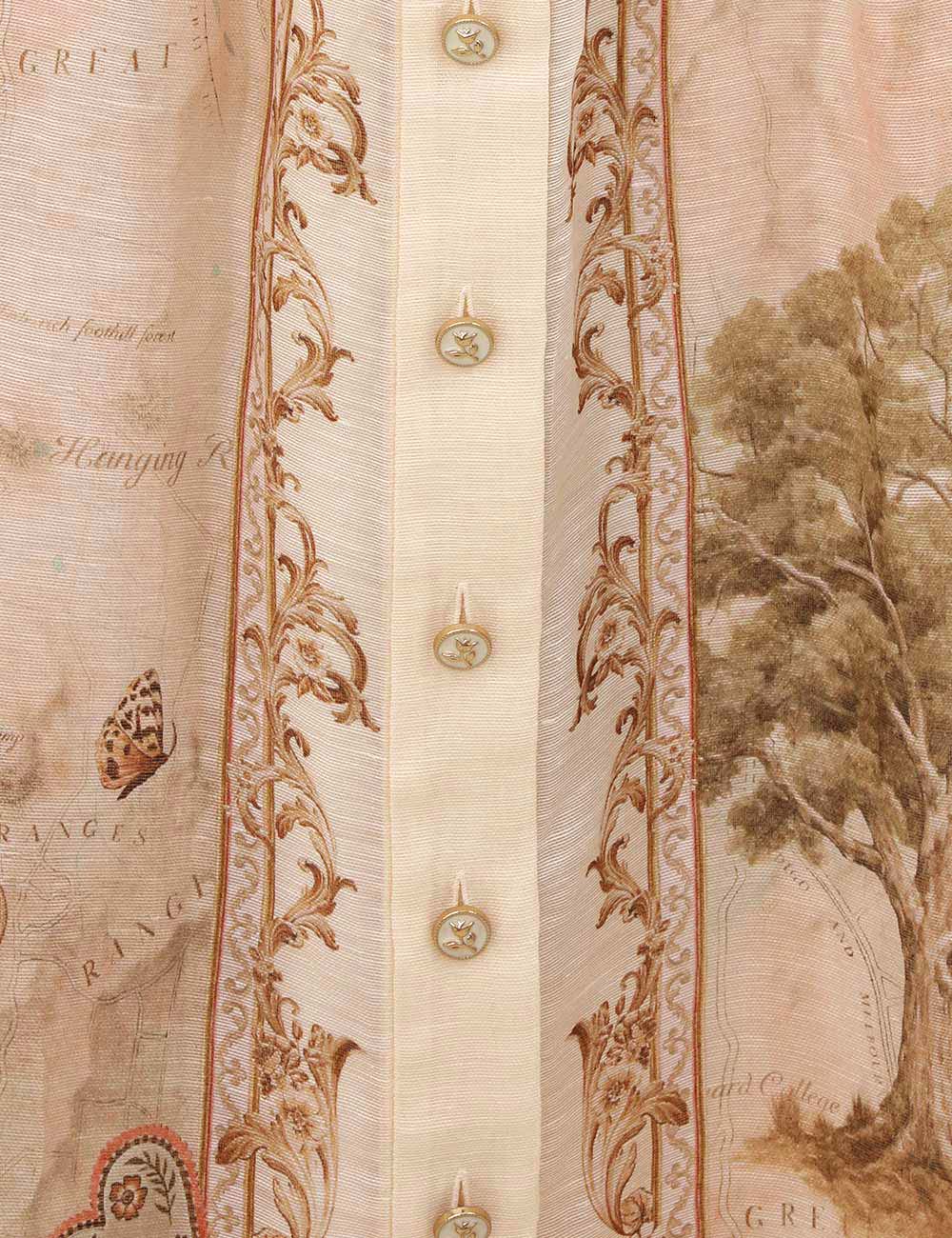 SPECIAL ORDER Memento Buttoned Midi Dress