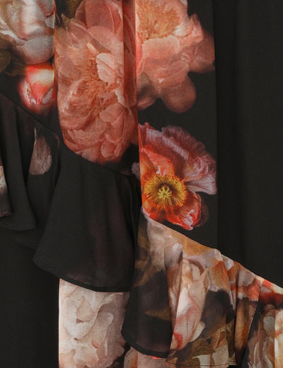 Hypnotic Asymetric Midi Skirt