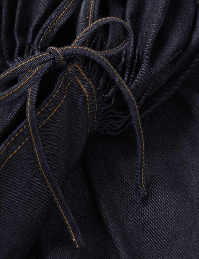 SPECIAL ORDER Denim Wrap Maxi Dress