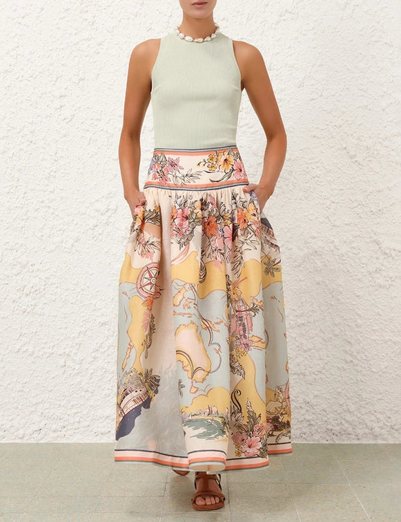 Tallow Midi Skirt