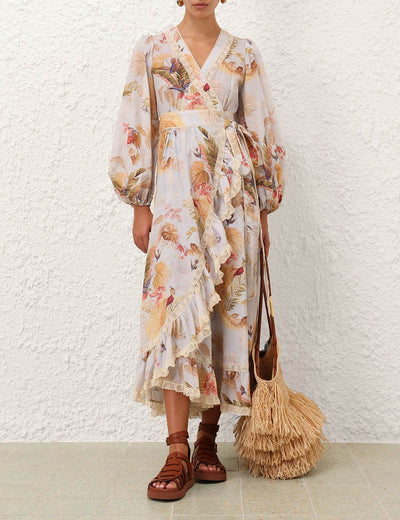 SPECIAL ORDER Ascension Frill Midi Dress